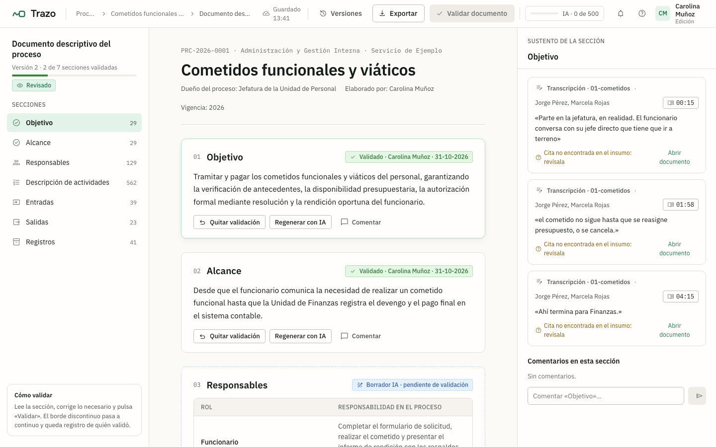 Documento descriptivo